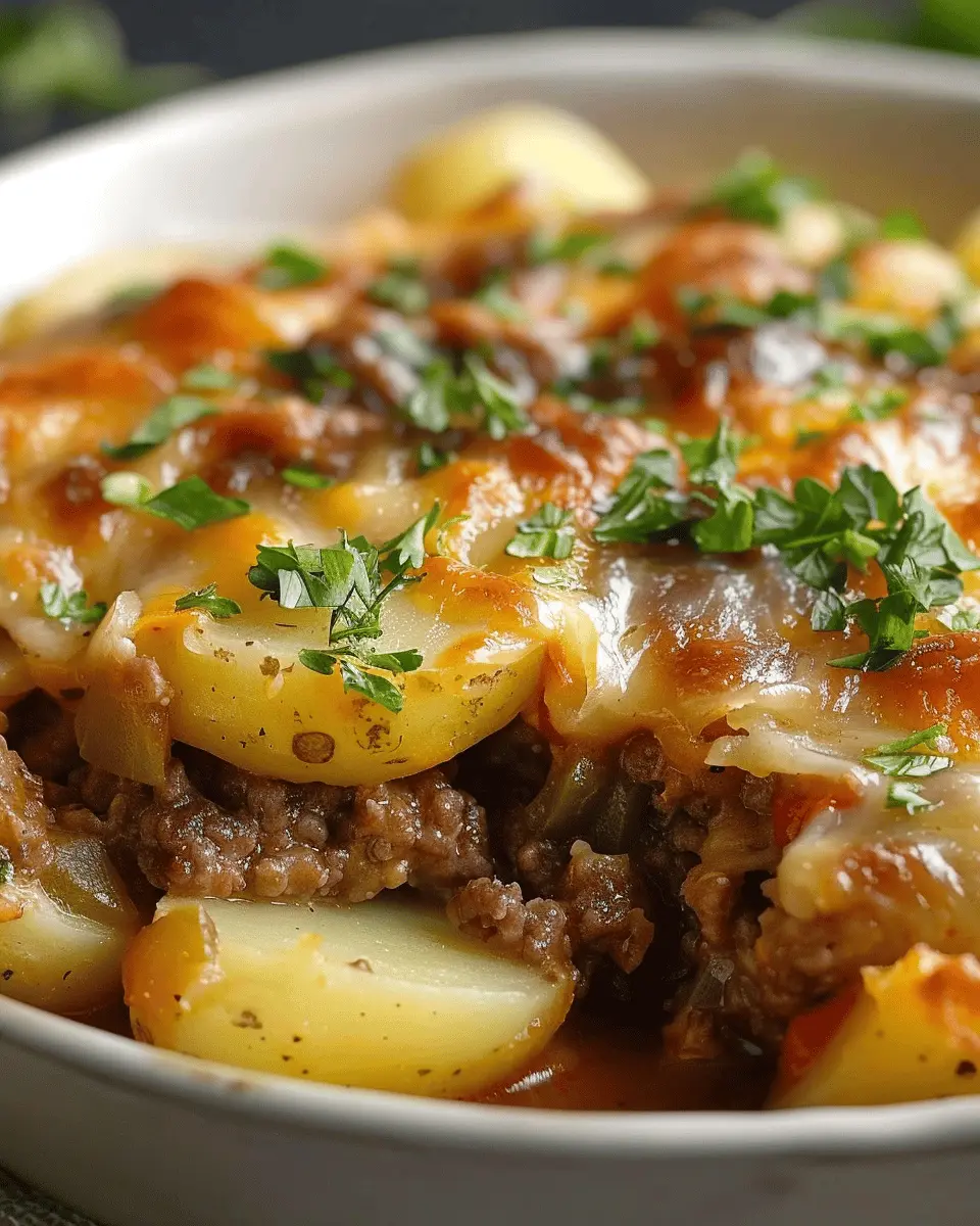 Crockpot Hamburger Potato Casserole Recipe: Easy Comfort Food Delight