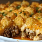 Tater Tot Casserole with Ground Beef