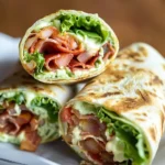 Gourmet BLT Wraps with Secret Sauce