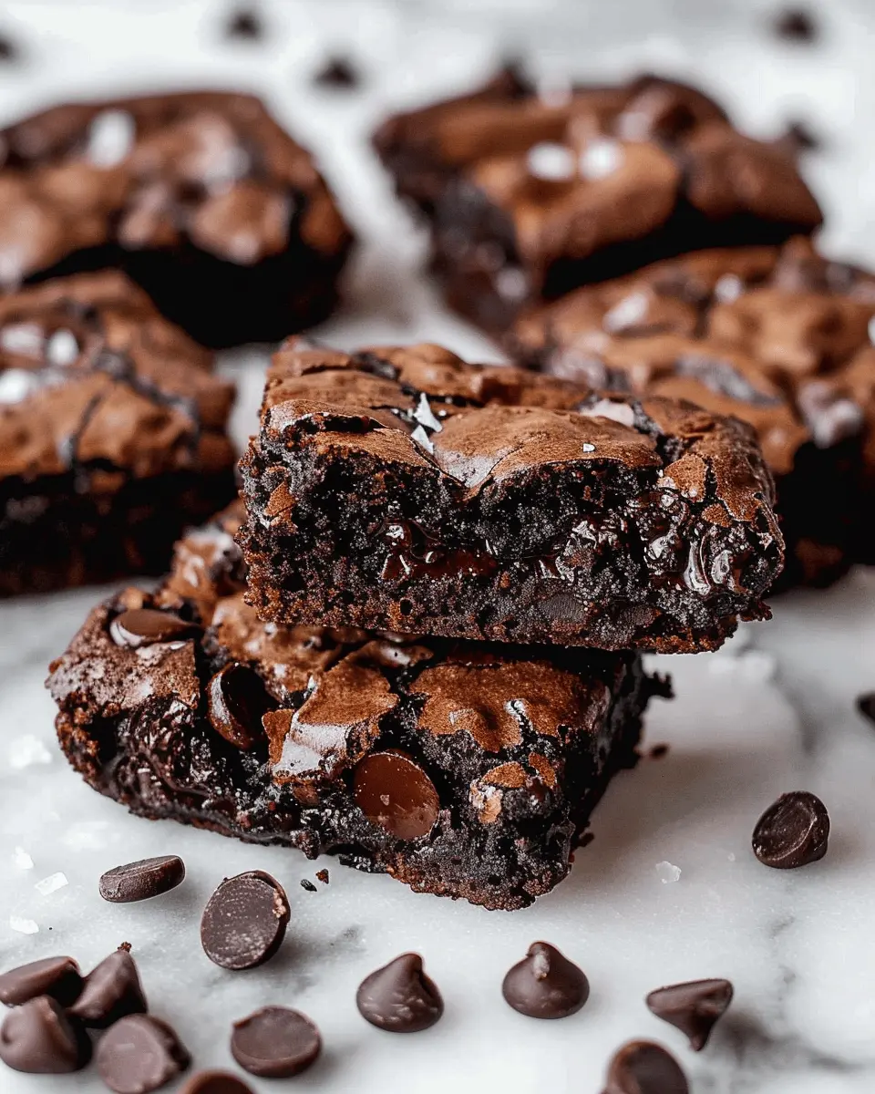 The BEST Fudgy Chewy Brookies