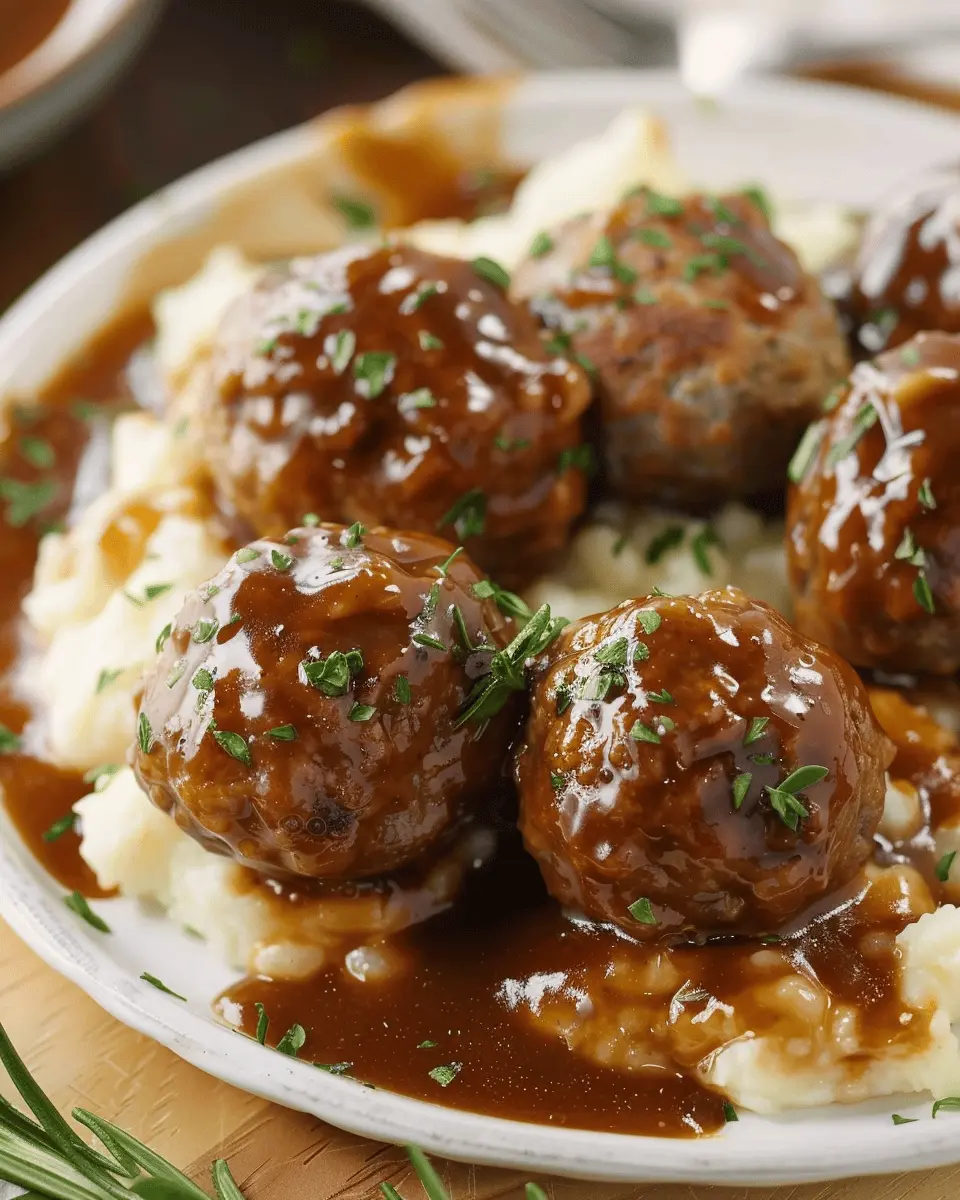 Meatballs and Gravy