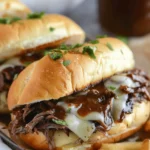 Slow Cooker French Dip Sandwiches