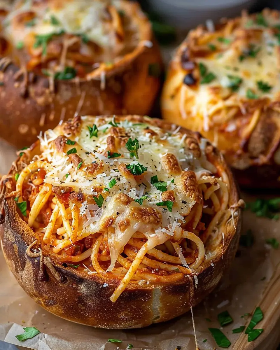 Spaghetti Garlic Bread Bowls: Easy Comfort Food for Everyone