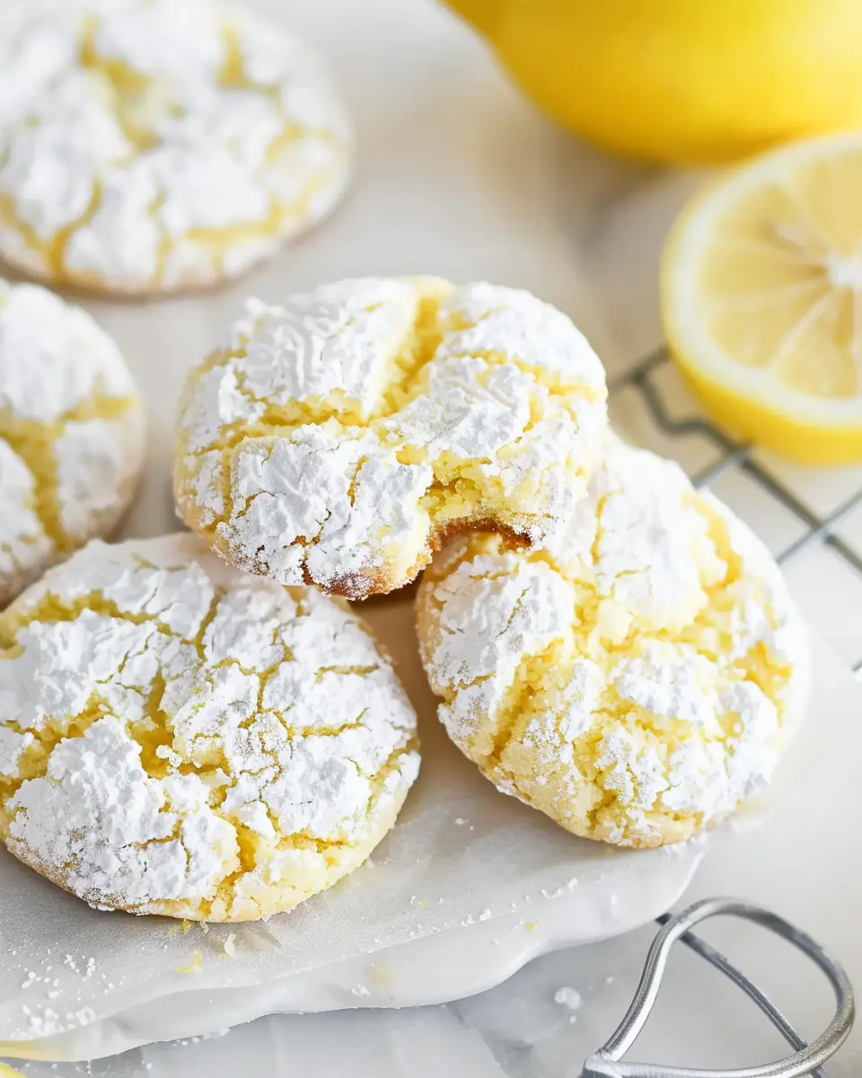 Lemon Crinkle Cookies: Easy, Bright Treats for Every Occasion