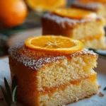 orange ginger honey cakes