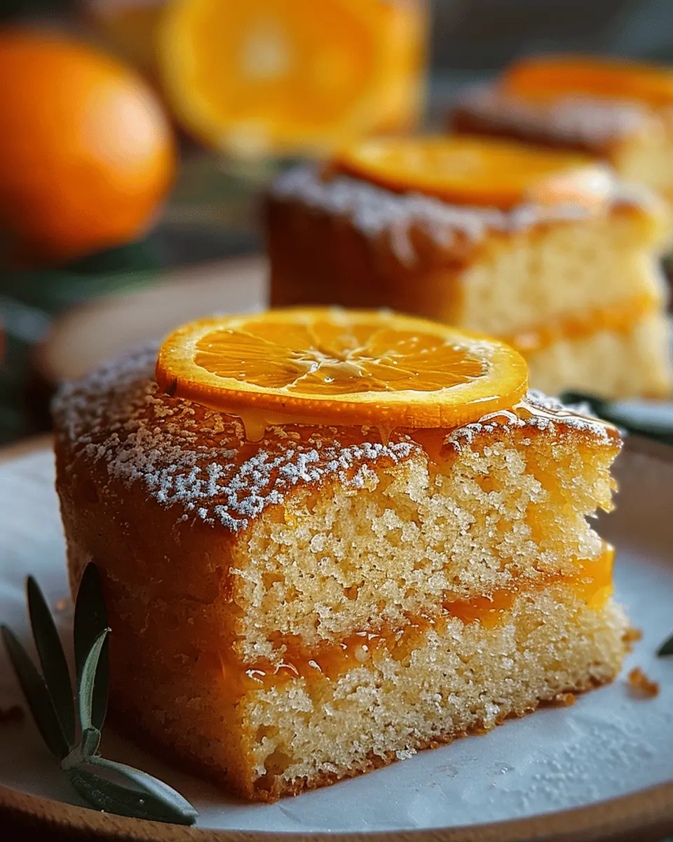orange ginger honey cakes