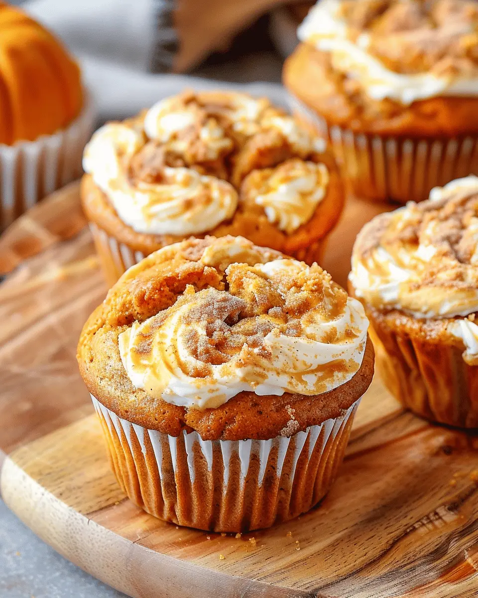Pumpkin Cream Cheese Muffins