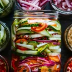 Quick Fridge Pickled Vegetables