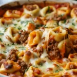 Irresistible Beefy Tortellini Bake for Cozy Nights