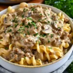 Instant Pot Beef Stroganoff (Ground Beef)