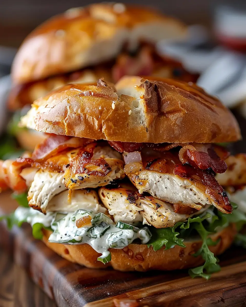 Chopped Chicken Bacon Ranch Sandwich Recipe: Quick And Delicious!