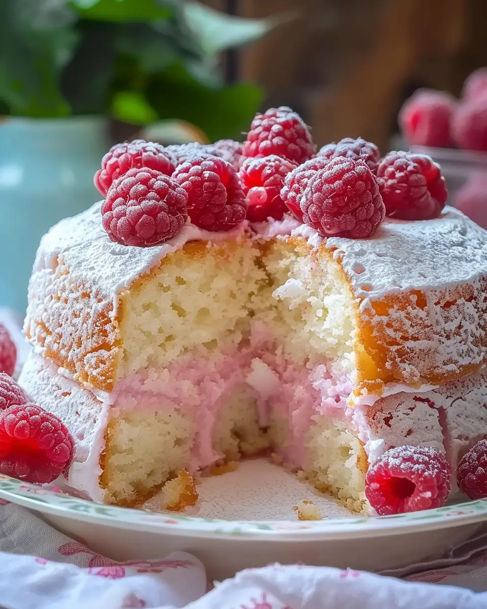 Raspberry Angel Food Cake: A Light and Fruity Dessert Delight