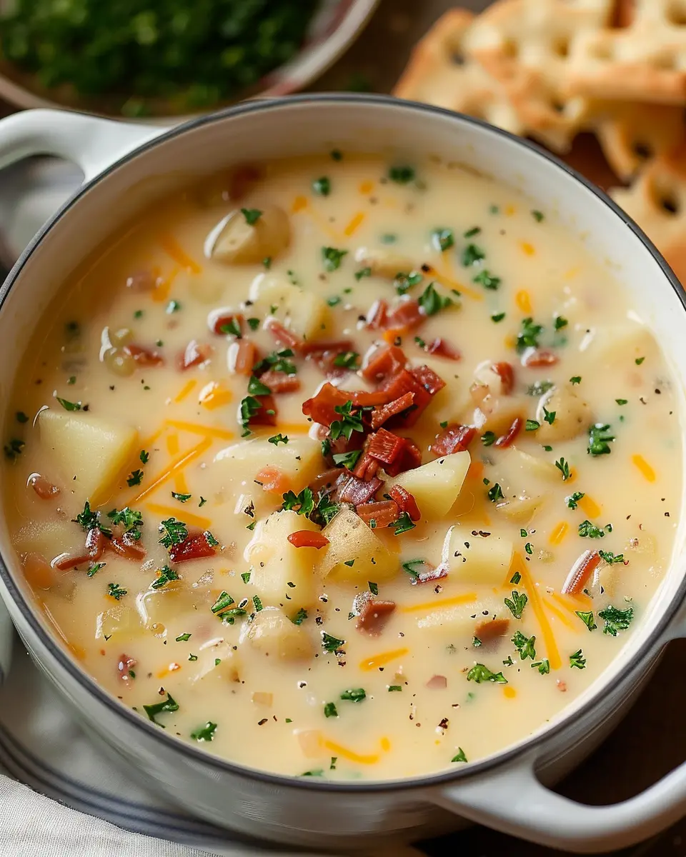 Outback Steakhouse Potato Soup Recipe: Indulgent Comfort with Turkey Bacon and Chicken Ham