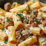 Creamy Italian Sausage Rigatoni