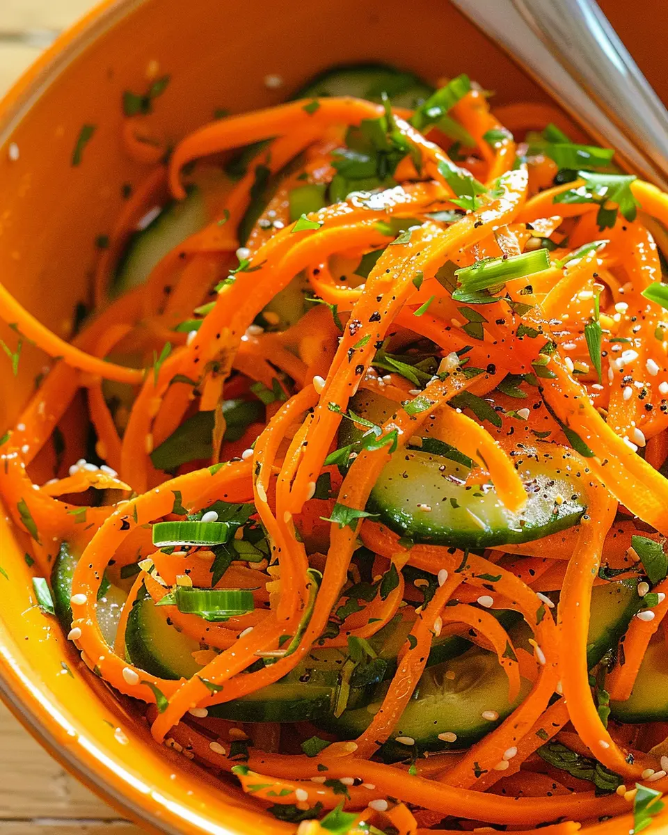 Cucumber Carrot Salad: The Easy Refreshing Side You’ll Love