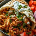 Slow Cooker Chicken Shawarma