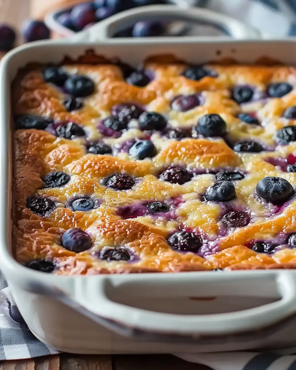 Blueberry Cottage Cheese Breakfast Bake: A Deliciously Easy Start