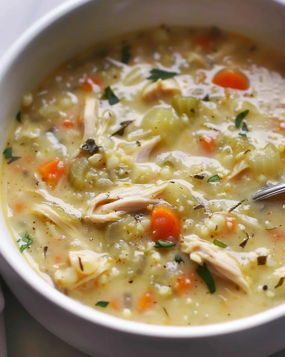 30-Minute Cauliflower Chicken Soup | Easy Anti-Inflammatory Recipe