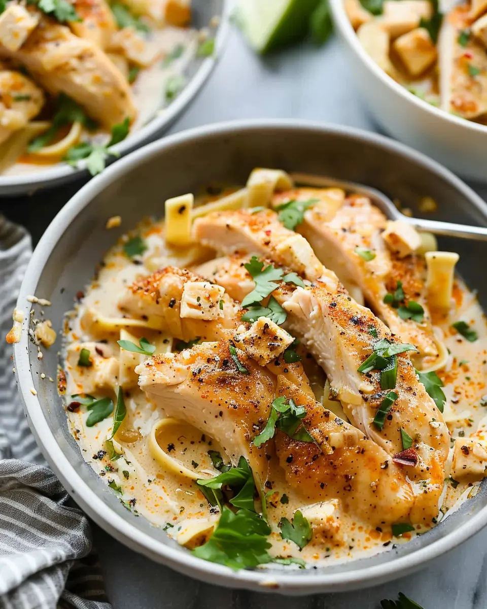 Chicken with Buttered Noodles