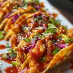 Crispy Chicken Wonton Tacos