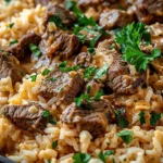 Steak Queso Rice