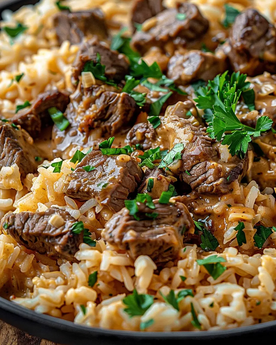 Steak Queso Rice