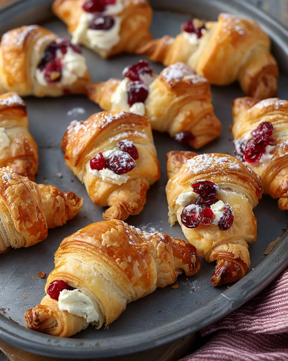 Cranberry Cream Cheese Crescent Bites: Easy Indulgence for All