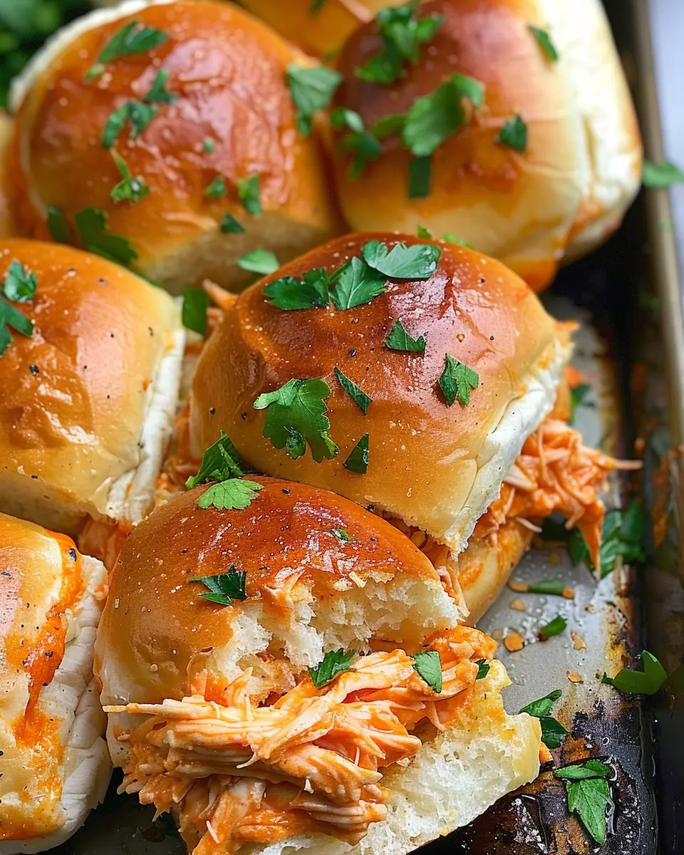 Spicy Buffalo Chicken Sliders with Turkey Bacon for Game Day Magic