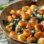 Crispy Gnocchi With Spinach And Feta: A Childhood Memory In Flavor