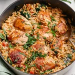 One Pot Chicken Orzo