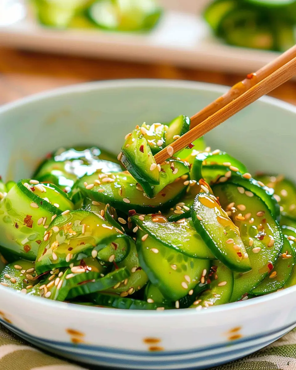 Korean Cucumber Salad: Easy &amp; Refreshing Recipe for Home Chefs