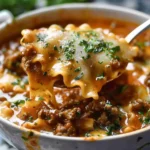 Mouthwatering One Pot Lasagna Soup
