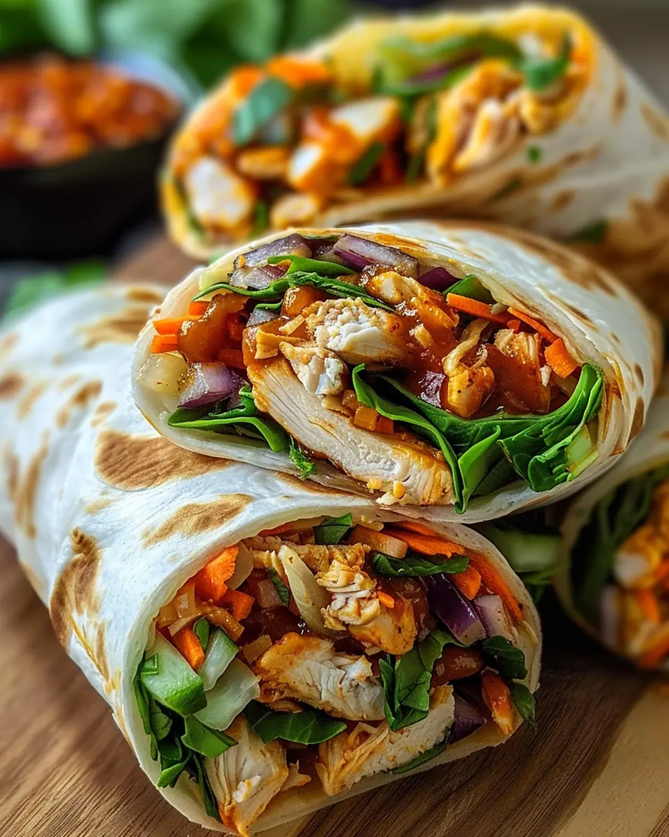 Sweet Chili Chicken Wraps: A Flavor-Packed Lunch You’ll Love