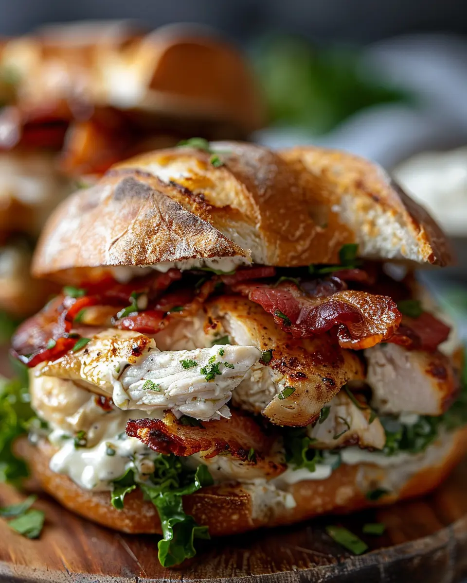 Chopped Chicken Bacon Ranch Sandwich Recipe: Quick And Delicious!