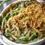 Irresistible Campbells Green Bean Casserole