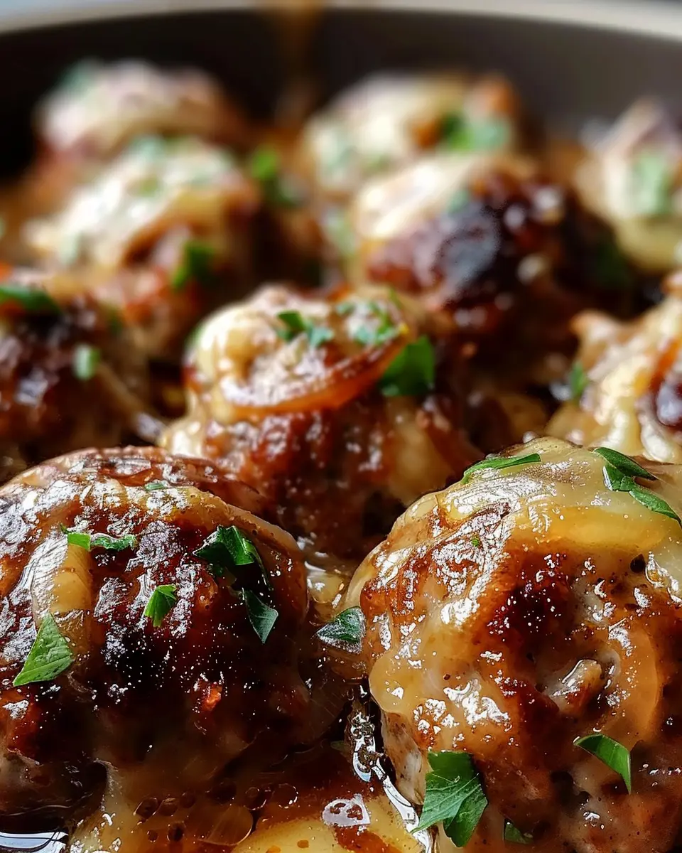Crockpot French Onion Meatballs: 5 Steps to Comfort Bliss