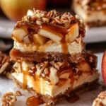Caramel Apple Cheesecake Bars