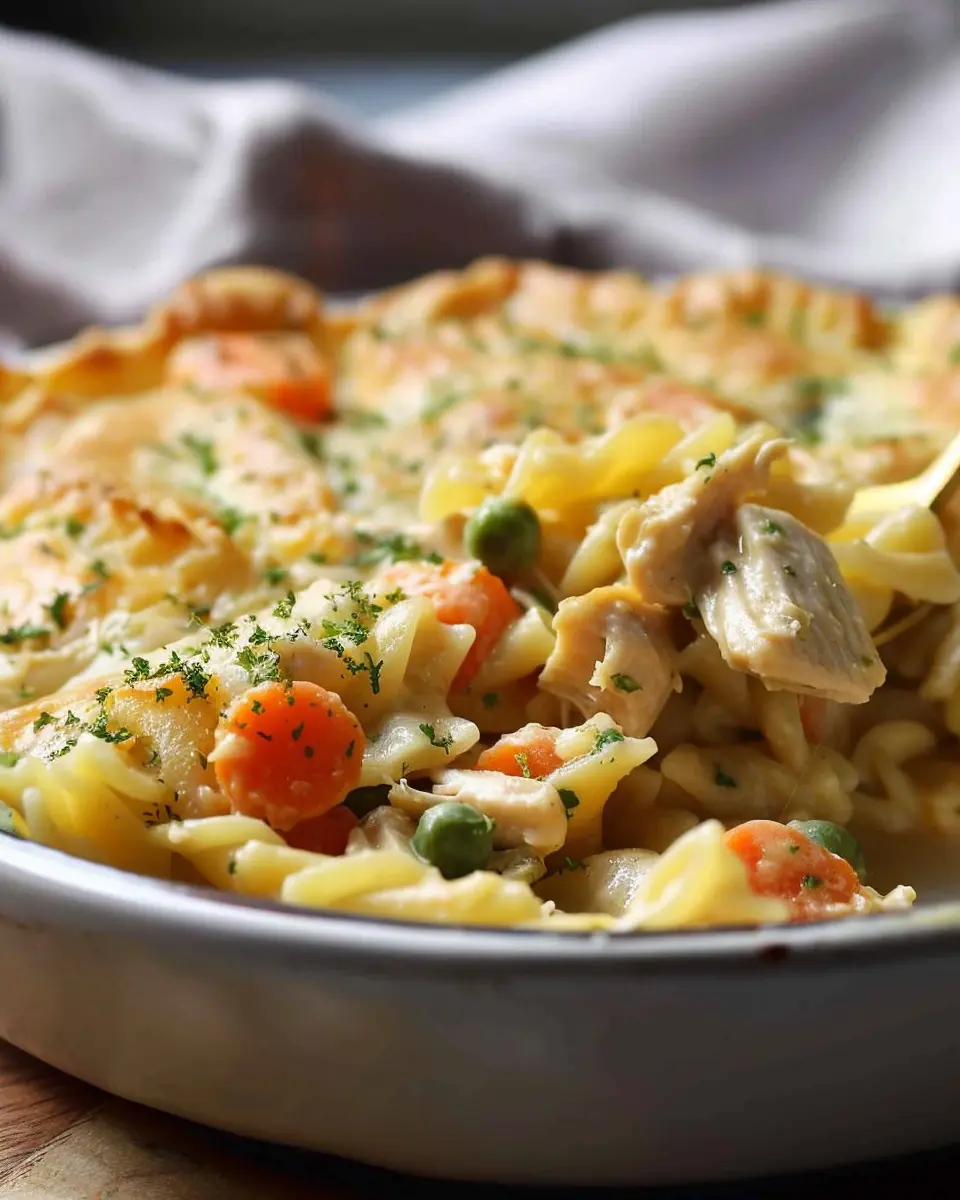 Quick Chicken Pot Pie Pasta