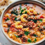 Italian Sausage Pasta Soup