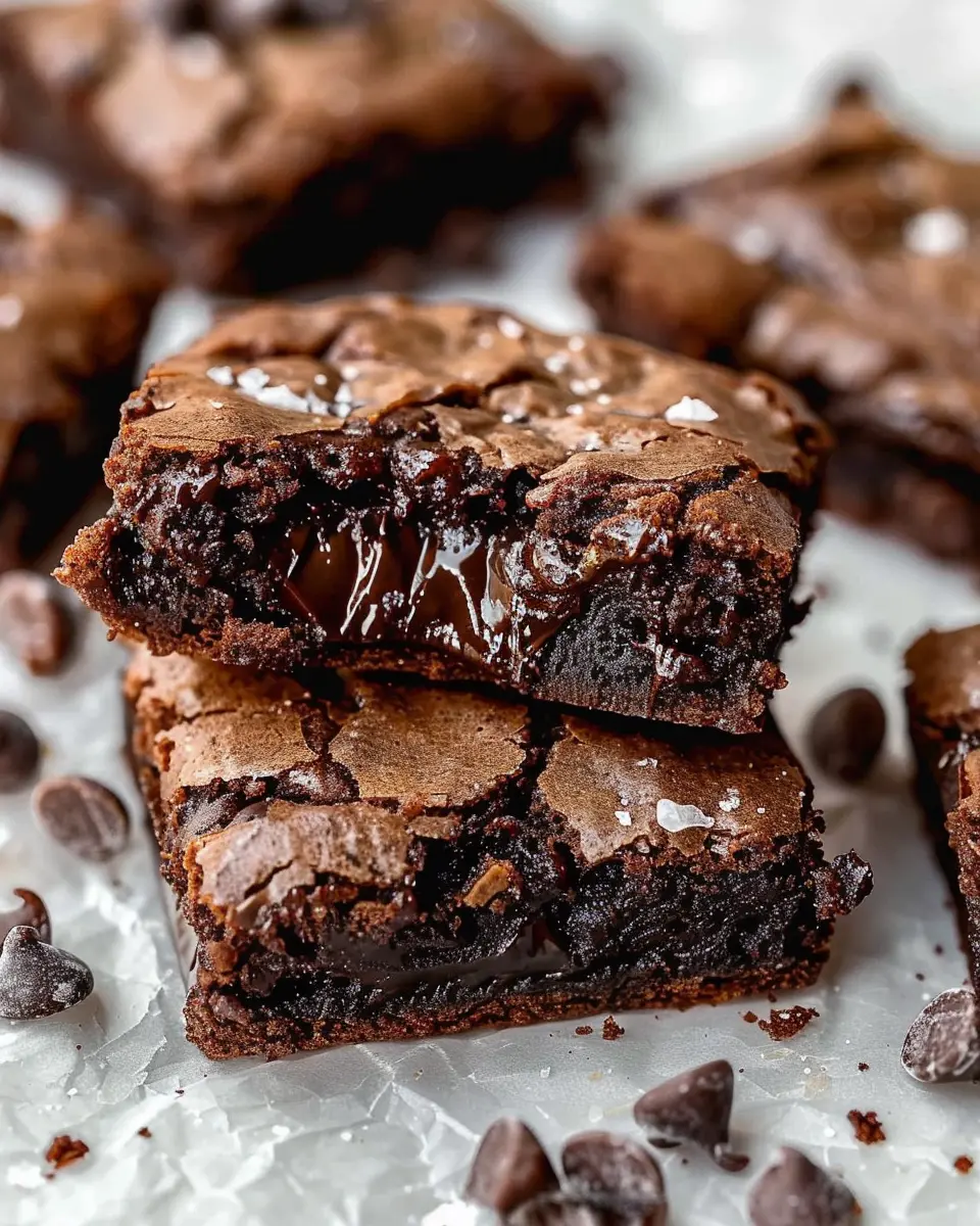 The BEST Fudgy Chewy Brookies