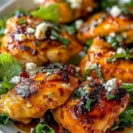 Hot Honey Feta Chicken Dish: A Deliciously Spicy and Savory Recipe