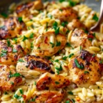 Best One Pot Cajun Chicken Alfredo Orzo – Bursting with Flavor!