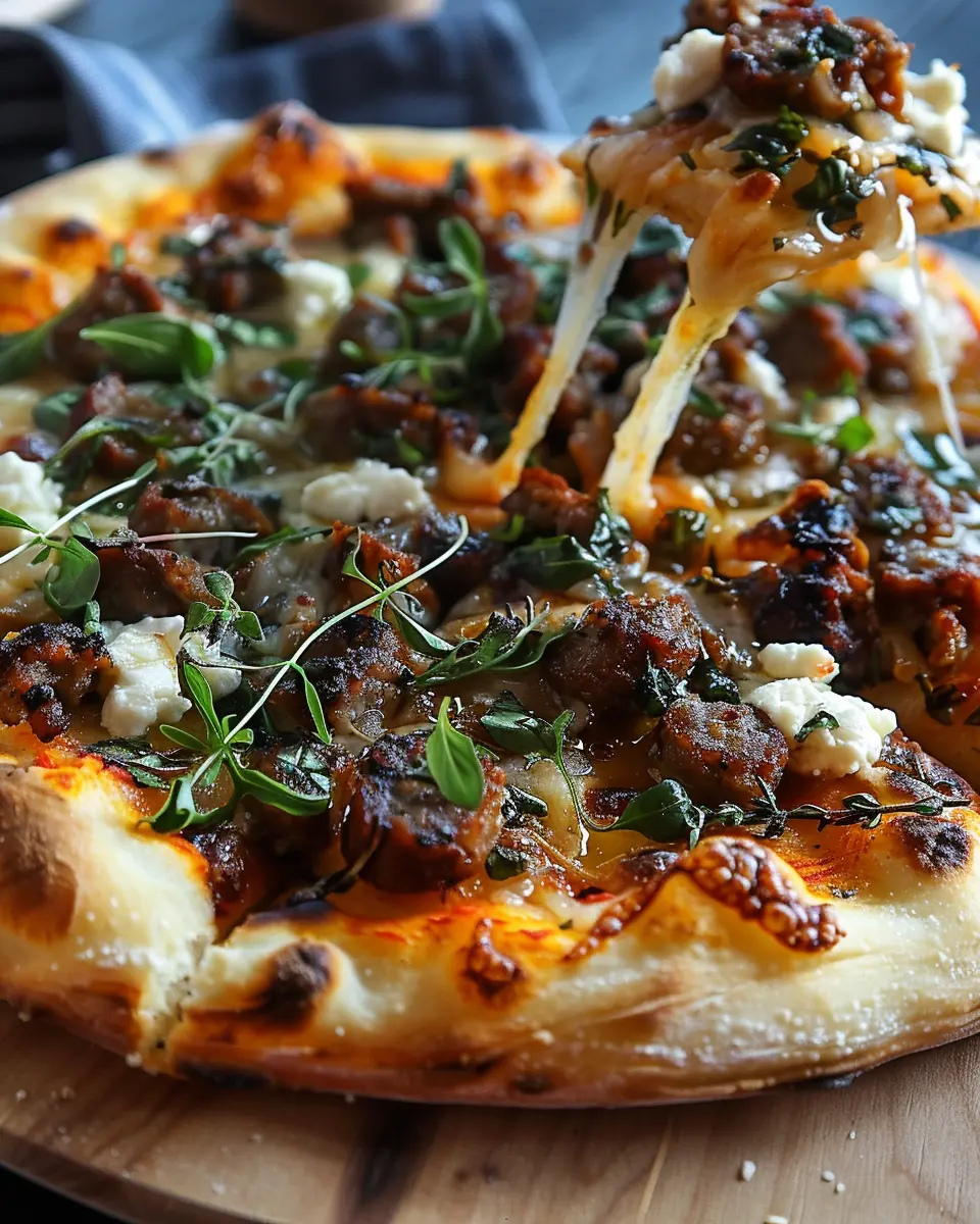 Sausage Ricotta Honey Hot Pizza: 5 Easy Steps to a Sweet-Heat Slice