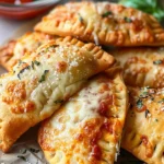 Homemade Cheesy Pizza Pockets