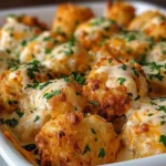 Cheddar Ranch Chicken Tater Tot Bake