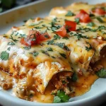 Indulgent Queso Chicken Enchiladas for Quick Weeknight Dinners