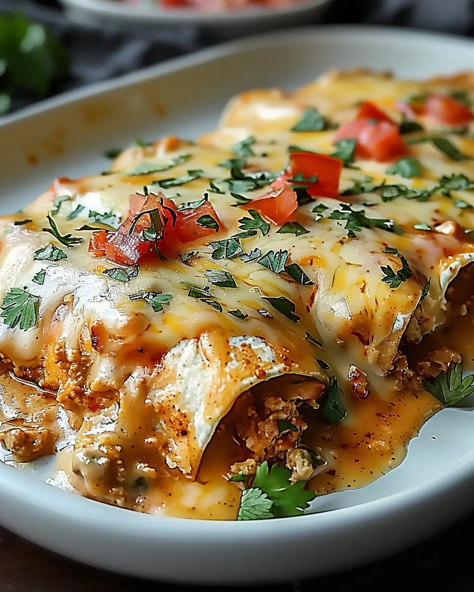 Indulgent Queso Chicken Enchiladas for Easy Weeknight Dinners