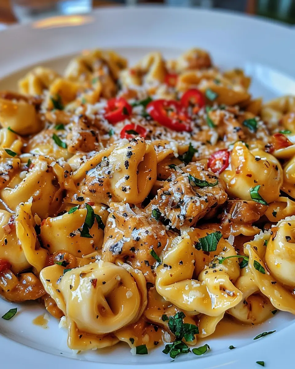 Cowboy Butter Garlic Chicken Tortellini: A Juicy Comfort Dish