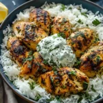 Dump And Bake Chicken Tzatziki Rice for Effortless Flavor