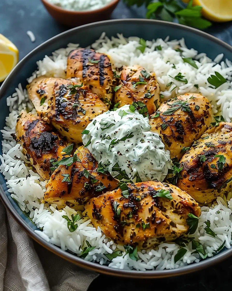 dump and bake chicken tzatziki rice for easy weeknight meals